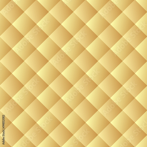 Golden texture background. Leather seamless pattern. 