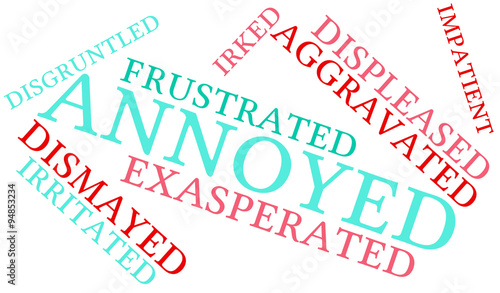 Annoyed Word Cloud