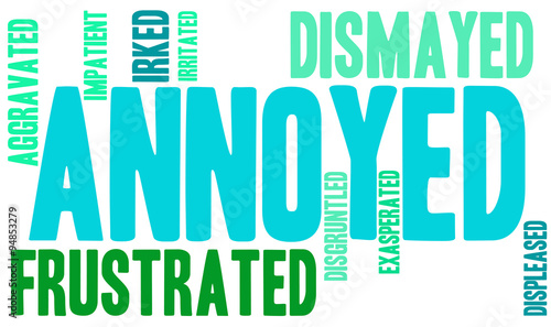 Annoyed Word Cloud