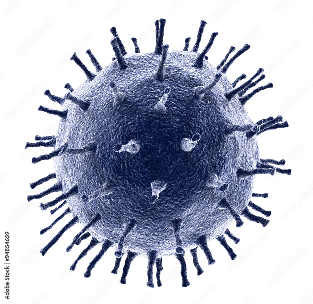 single virus or bacteria