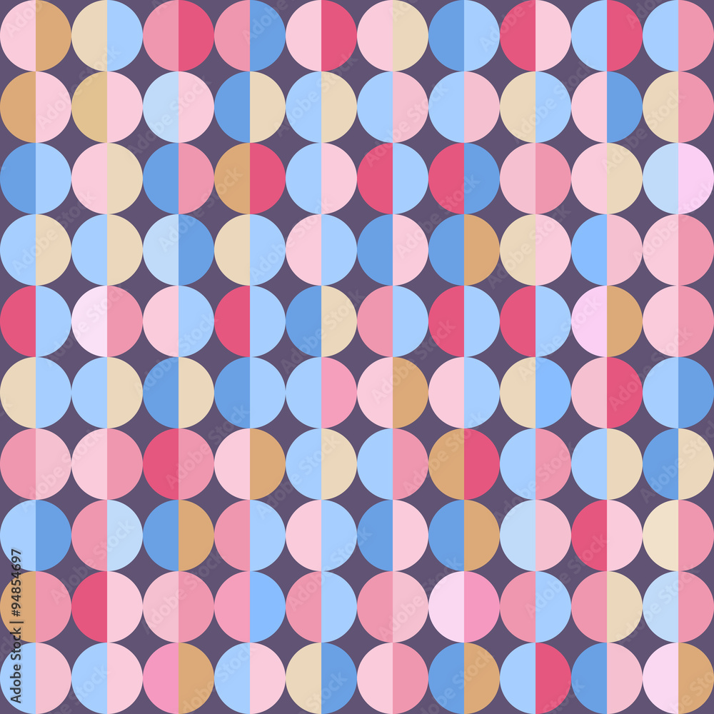 Geometric abstract background with colorful circles Geometric abstract background with colorful circles
