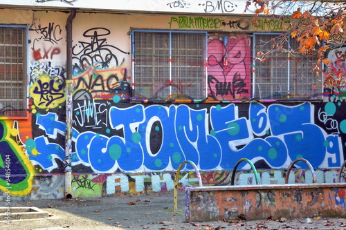 graffiti nella periferia di Torino