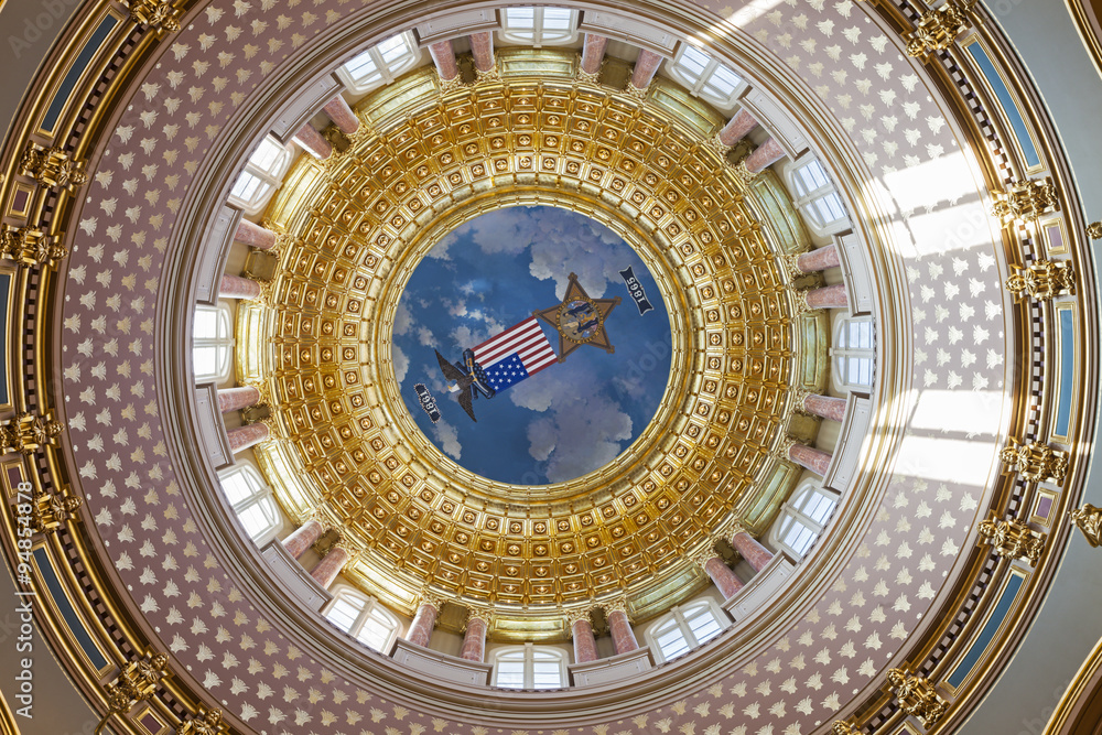 Des Moines, Iowa - inside State Capitol Building