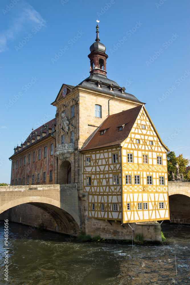Altes Rathaus in Bamberg, Oberfranken, Deutschland