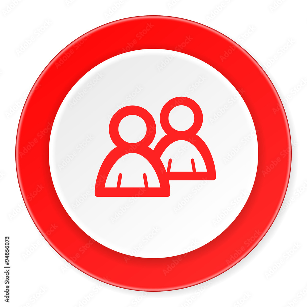forum red circle 3d modern design flat icon on white background forum red circle 3d modern design flat icon on white background