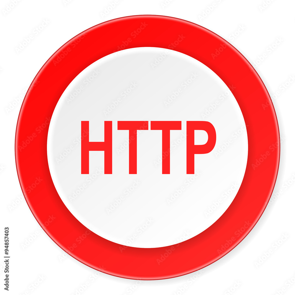 http red circle 3d modern design flat icon on white background http red circle 3d modern design flat icon on white background