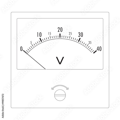 Voltmeter icon.