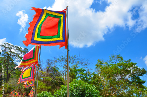 Vietnamese festival flag