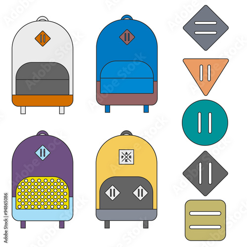 Backpacks and lash tabs