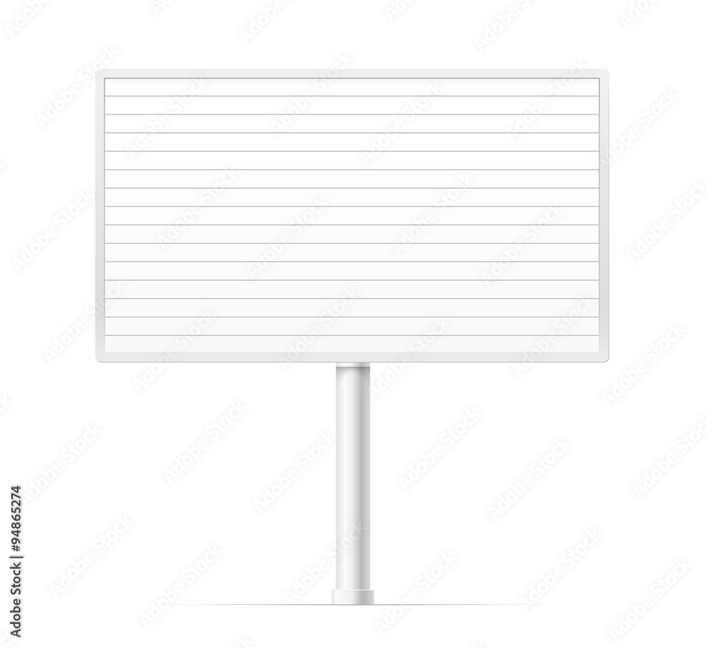 Blank urban advertising board template. Past your content on it Blank urban advertising board template. Past your content on it