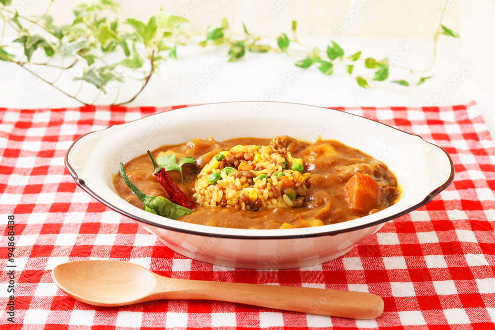 おいしそうなカレーライス おいしそうなカレーライス