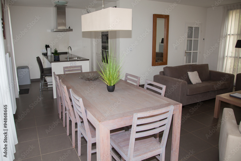 Modern and bright interior of a house Modern and bright interior of a house