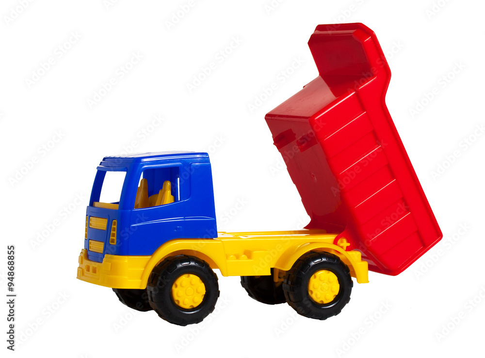 A toy dumper with raised body2