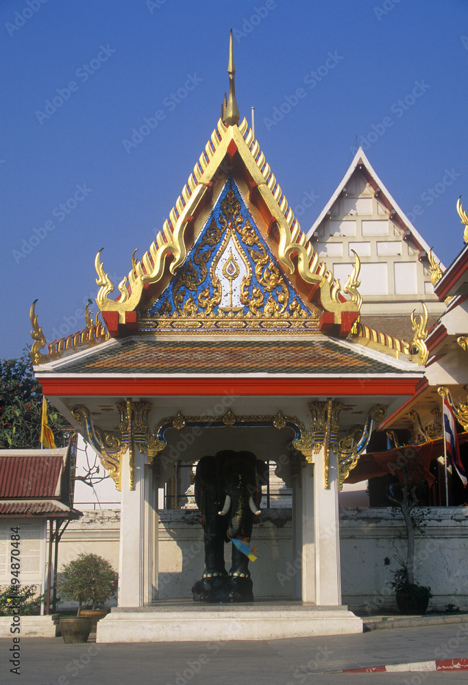 Buddhist Temple in Bangkok, Thailand