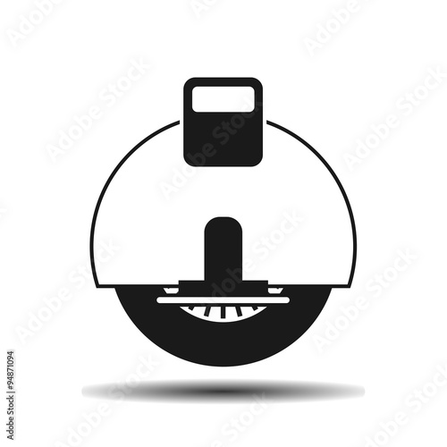 electric unicycle icon