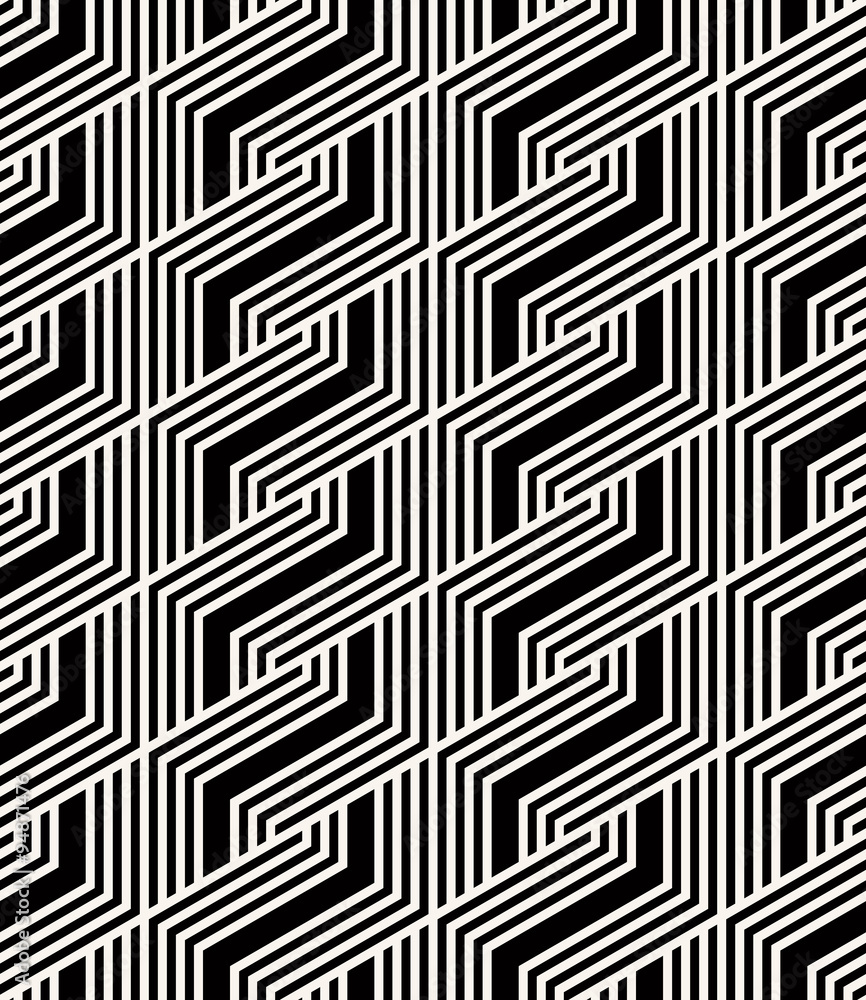 abstract monochrome striped pattern