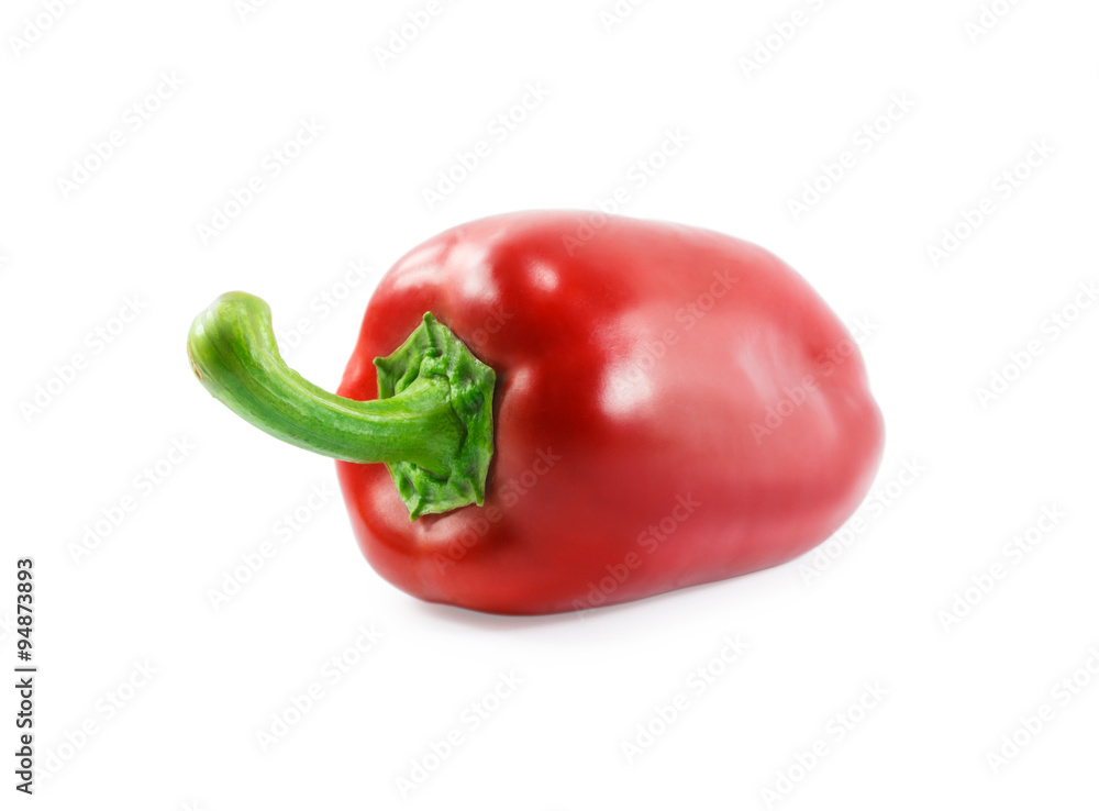 red peppers isolated on a white background