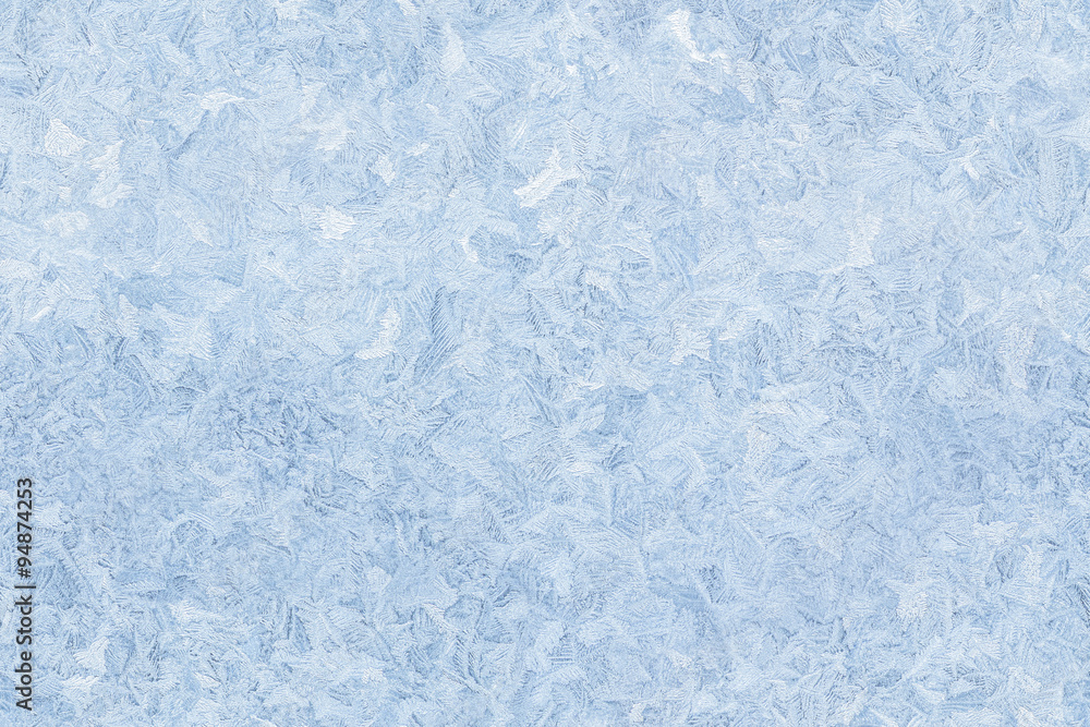 ice pattern on frozen window seamless background
