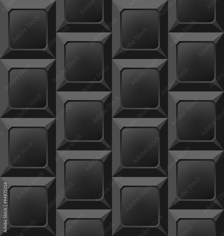 Geometric Black Seamless Pattern, Abstract Background Geometric Black Seamless Pattern, Abstract Background