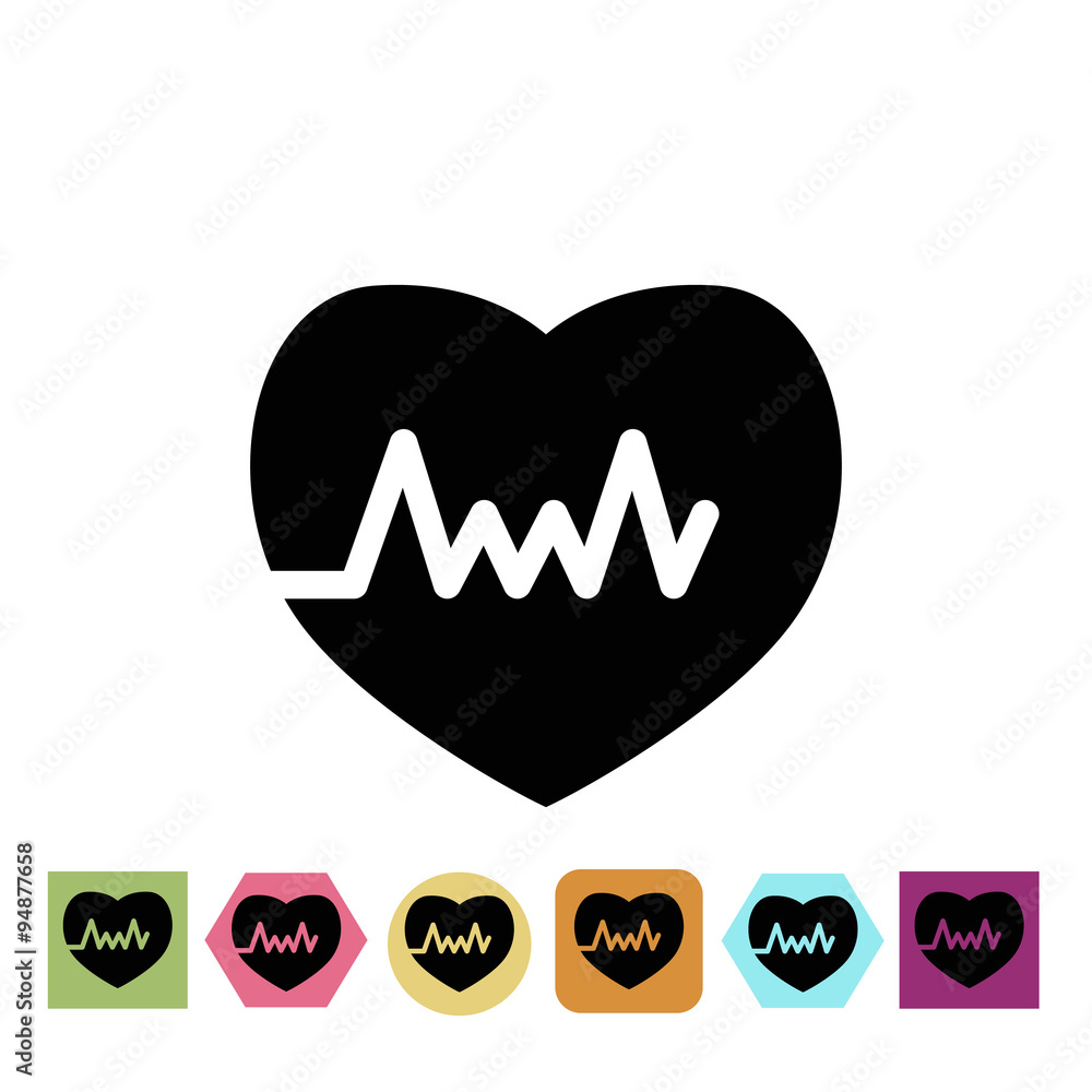 Heart rate icon Heart rate icon