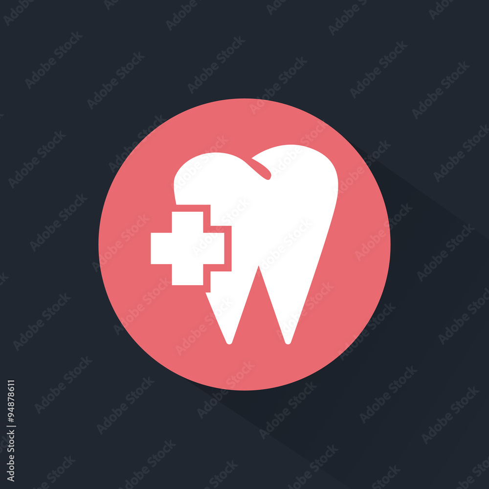 Obraz premium Dental help icon