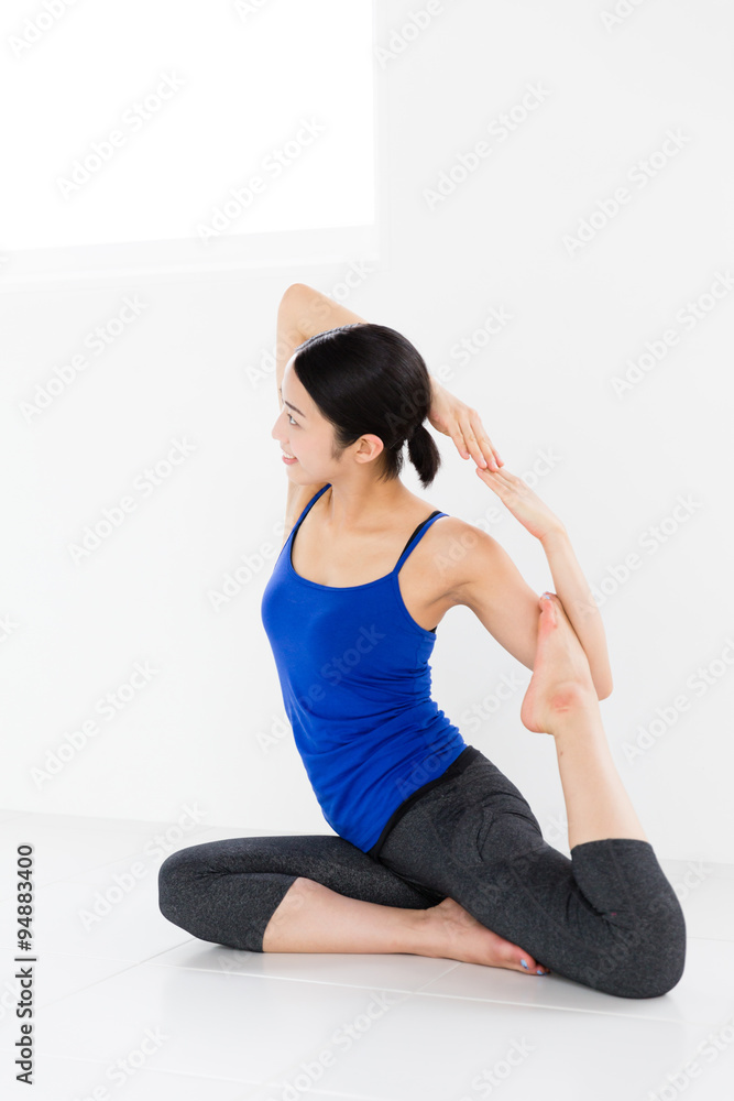 portrait of sporty asian woman portrait of sporty asian woman