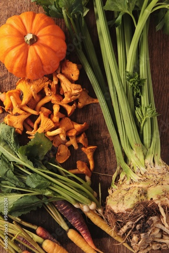 seasonal autumn vegetables