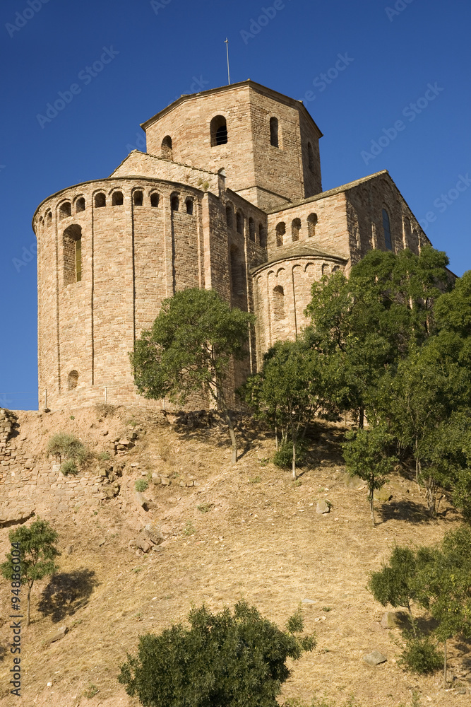 Parador de Cardona, a 9th Century medieval hillside Castle, near Barcelona, Catalonia, Cardona, Spain