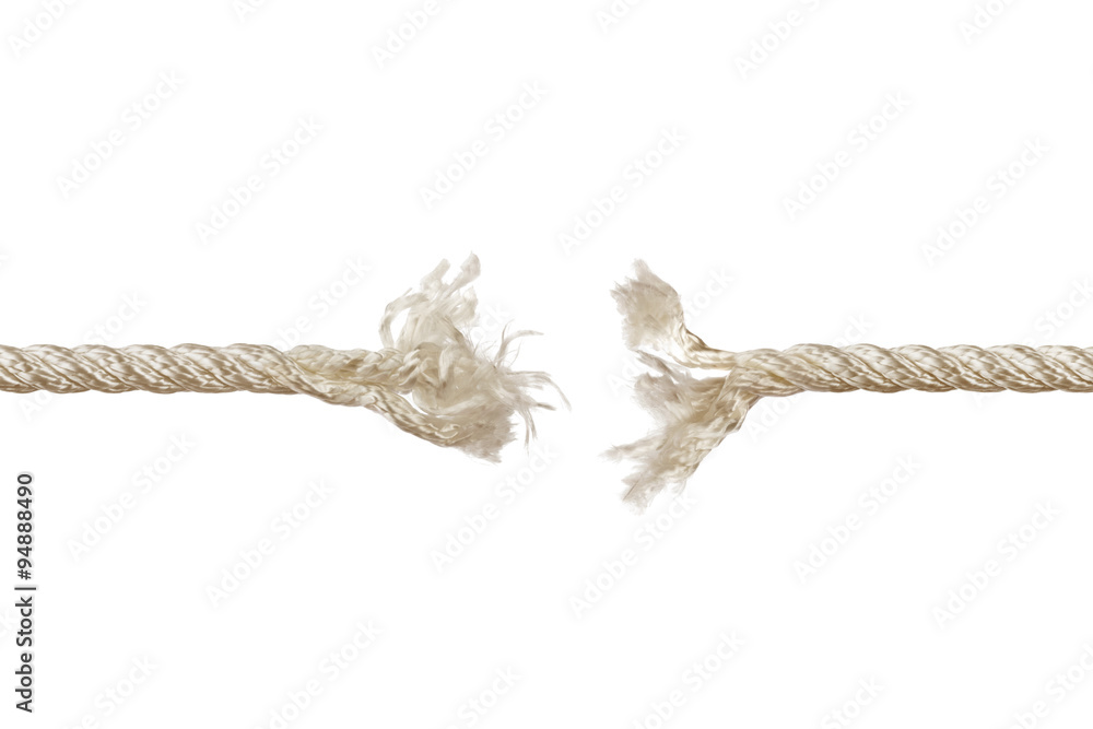 Breaking rope Stock Photo Adobe Stock