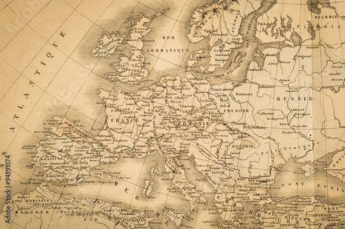アンティークの世界地図　カスピ海