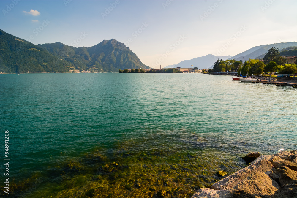Fototapeta premium Iseo Lake panorama