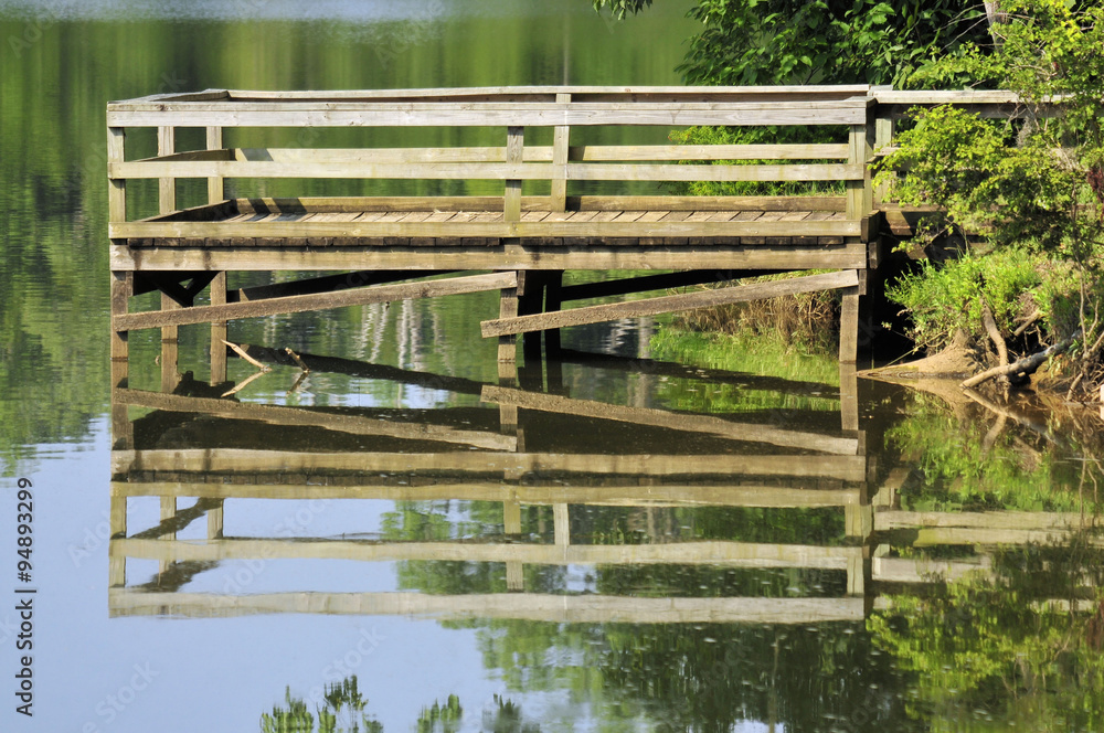 Pier Reflection / The wetlands of south Florida Pier Reflection / The wetlands of south Florida