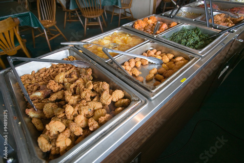 Buffet food bar in Eastern Shore, Maryland