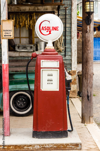 vintage gas pump