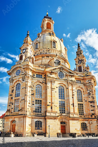 Dresden Frauenkirche (Church of Our Lady) is a Lutheran church i