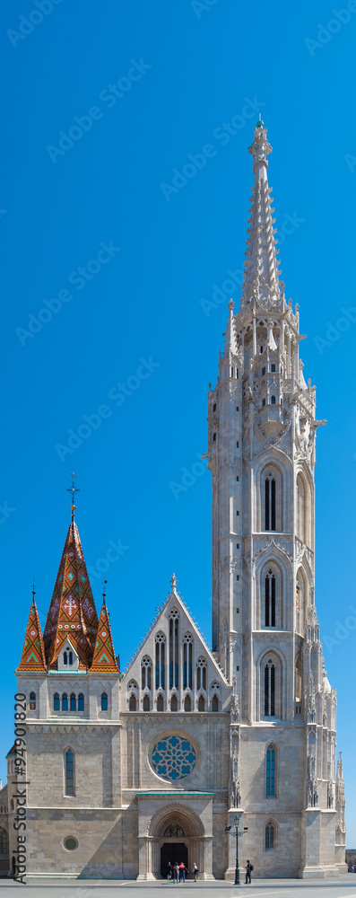 Fototapeta premium St. Matthias church in Budapest, Hungary. 