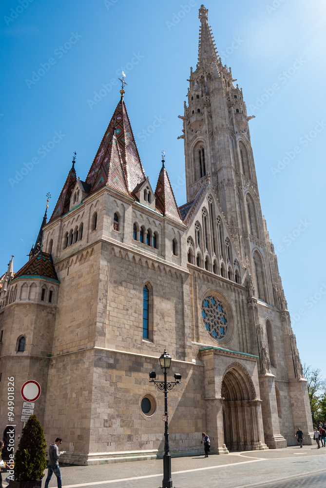 St. Matthias church in Budapest, Hungary. 