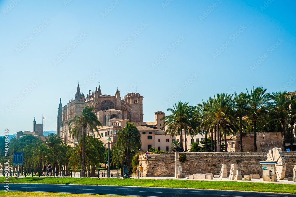 Fototapeta premium Cathedral of Palma de Mallorca. 