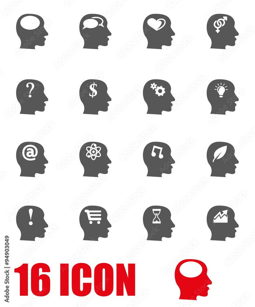 First Thoughts Icon Vector grey thoughts icon set. Thoughts Icon Object, Thoughts Icon ...