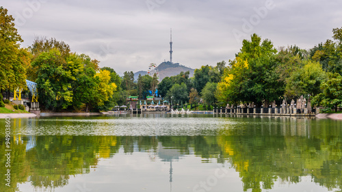 City Park Gorkogo, Almaty, Kazakhstan.
