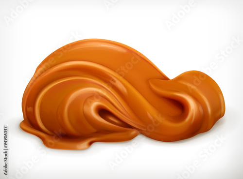 Caramel, vector illustration
