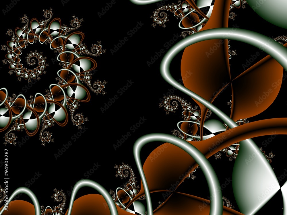 Obraz premium Futuristic background in òåch concept. Computer generated graphi