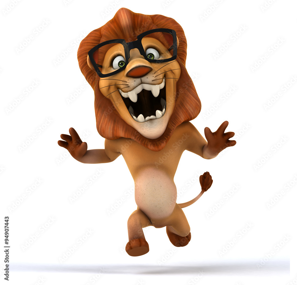 Fototapeta premium Fun lion