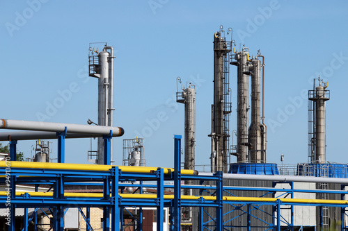 Wallpaper Mural oil industry refinery petrochemical plant Torontodigital.ca