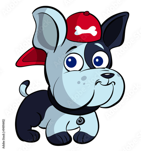 cute puppy bulldog 