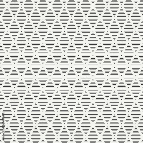 Geometric line monochrome abstract hipster seamless pattern with triangle. Wrapping paper. Scrapbook paper. Tiling. Vector illustration. Background. Graphic texture for your design, wallpaper