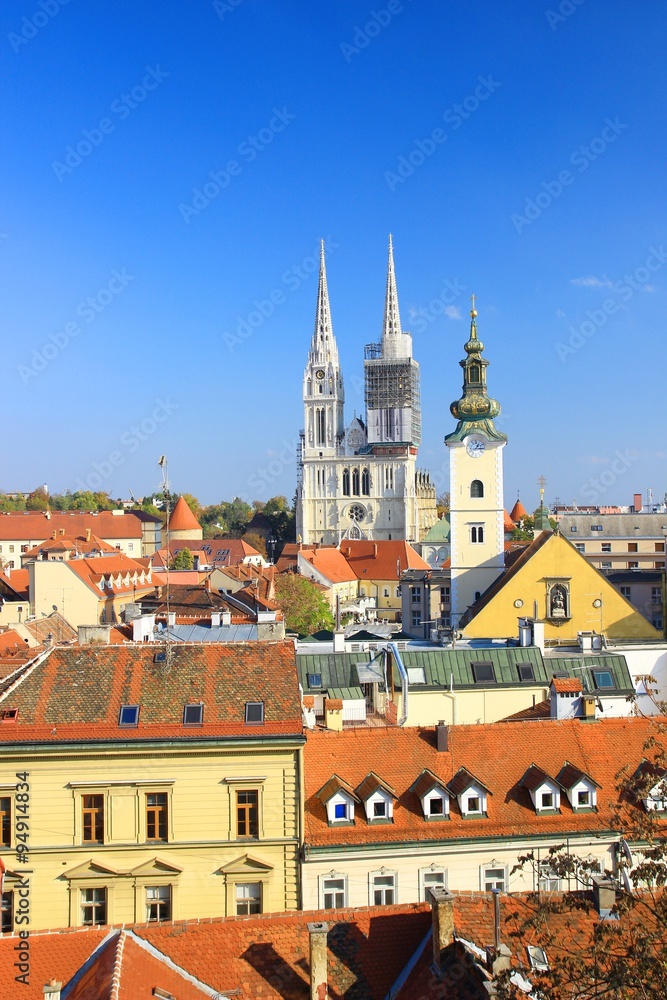 Bell towers in Zagreb