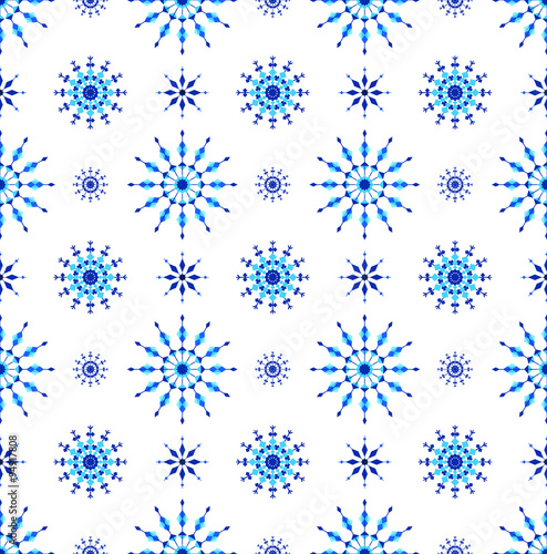 Illustration of snowflakes background