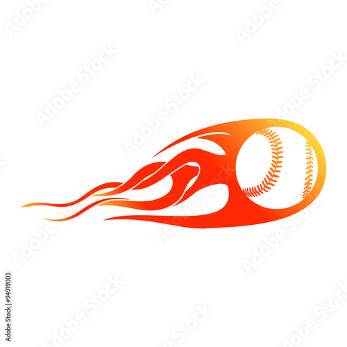 Blast Baseball Flames