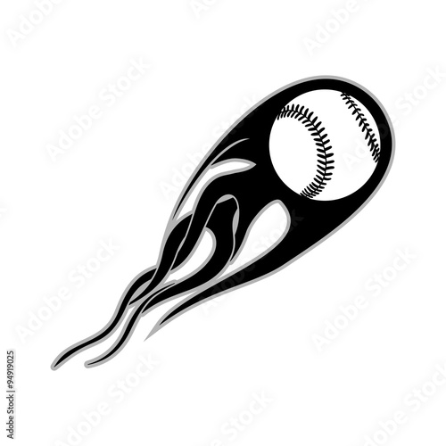 Baseball Flames